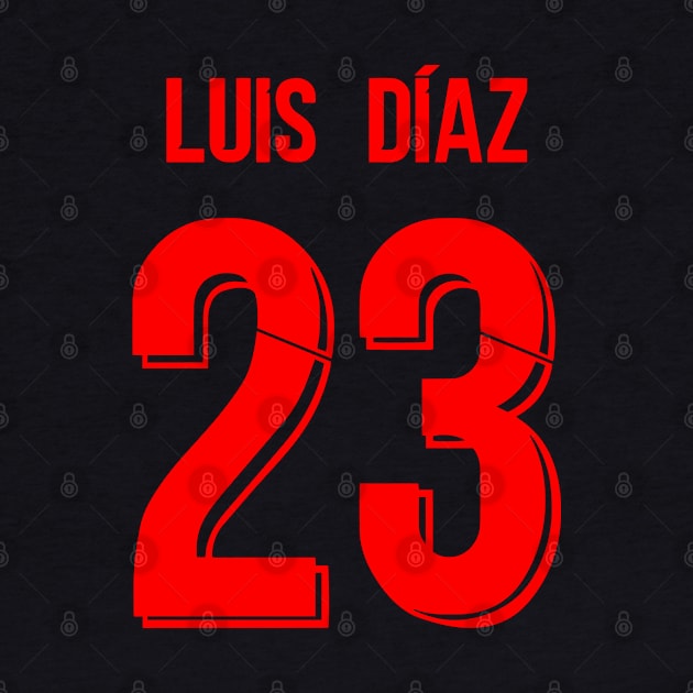 Luis Diaz Liverpool Third Jersey 21/22 by Alimator